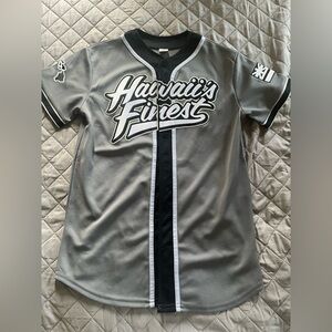 Hawaii's Finest Black and Gray Jersey